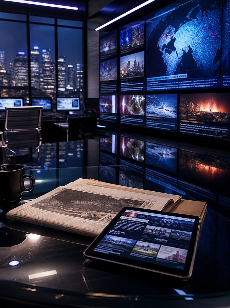 Digital newsroom representing TOPRO news